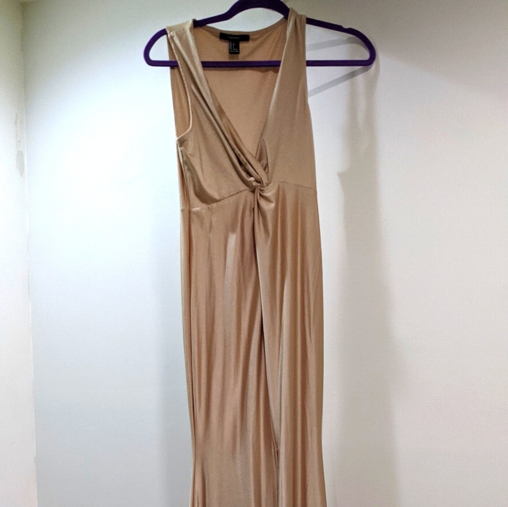 Long Gold Dress